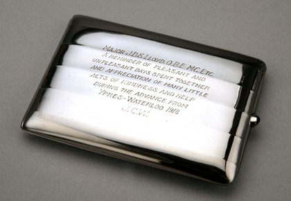 Art Deco Silver WW1 Cigarette Case - Kuppenheim